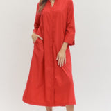 The Rowan Button-Front Dress