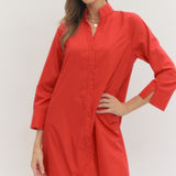 The Rowan Button-Front Dress