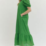 The Charlotte Eyelet Midi Dress