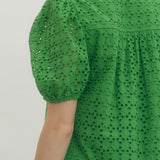 The Charlotte Eyelet Midi Dress