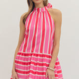 Amelia Halter Mini Dress