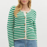 Cropped Button Front Sweater