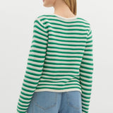 Cropped Button Front Sweater