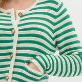 Cropped Button Front Sweater