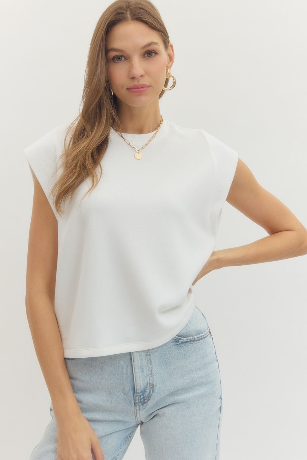The Claire Cap Sleeve Top