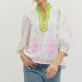 The Elodie Embroidered Top