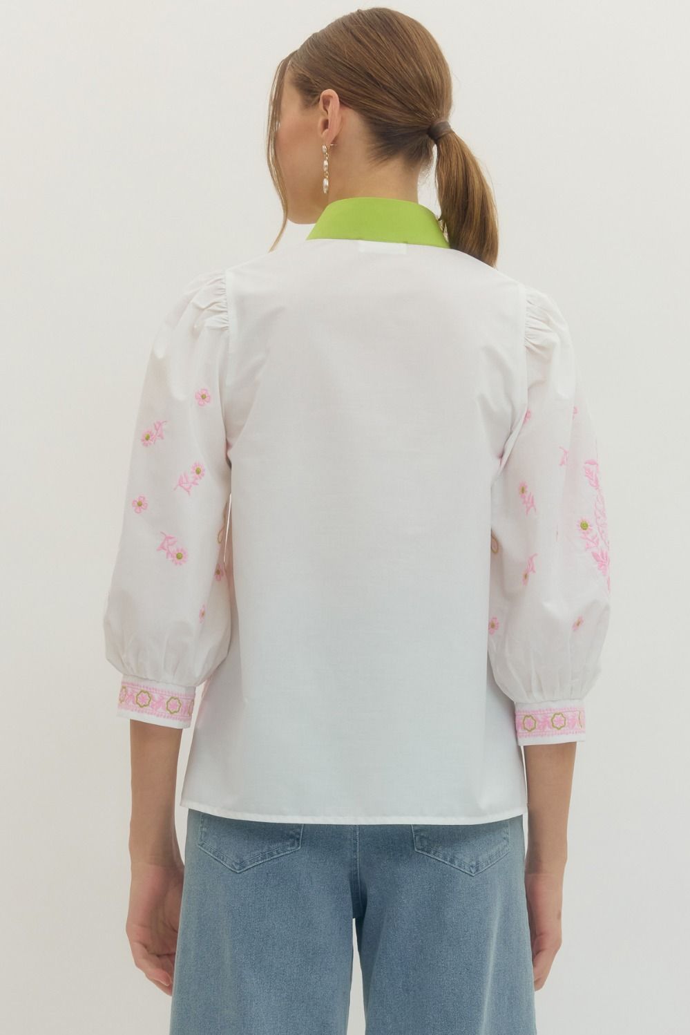 The Elodie Embroidered Top