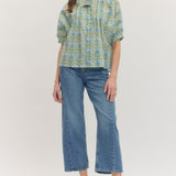 Cropped Flop Collar Top