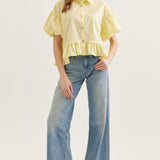 Ruffle Hem Top