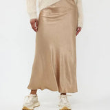 Mary Katherine Crushed Satin Skirt