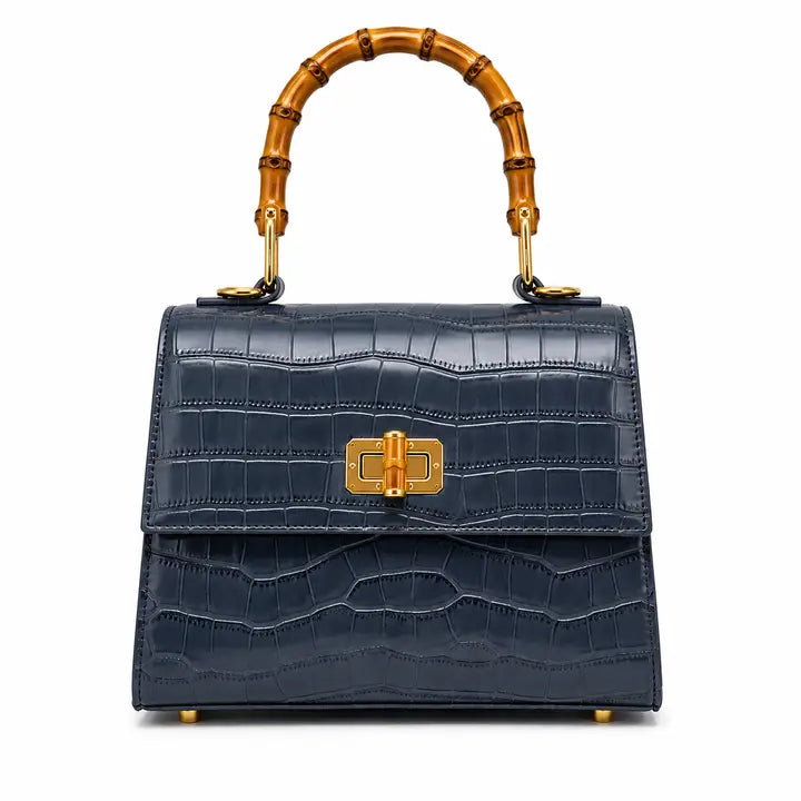 Croc Faux Leather Cross Body