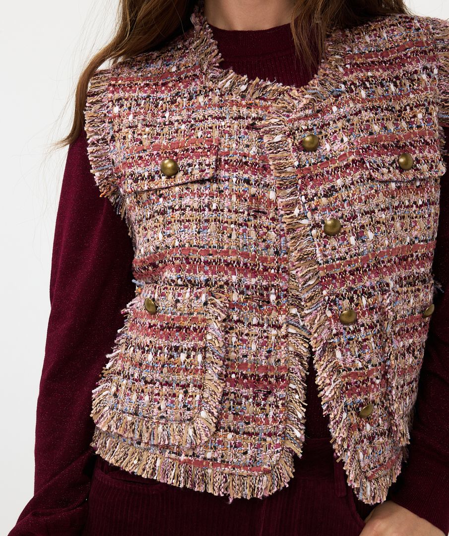 Gilet Tweed Vest