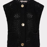 Cardigan Gilet W/ Buttons
