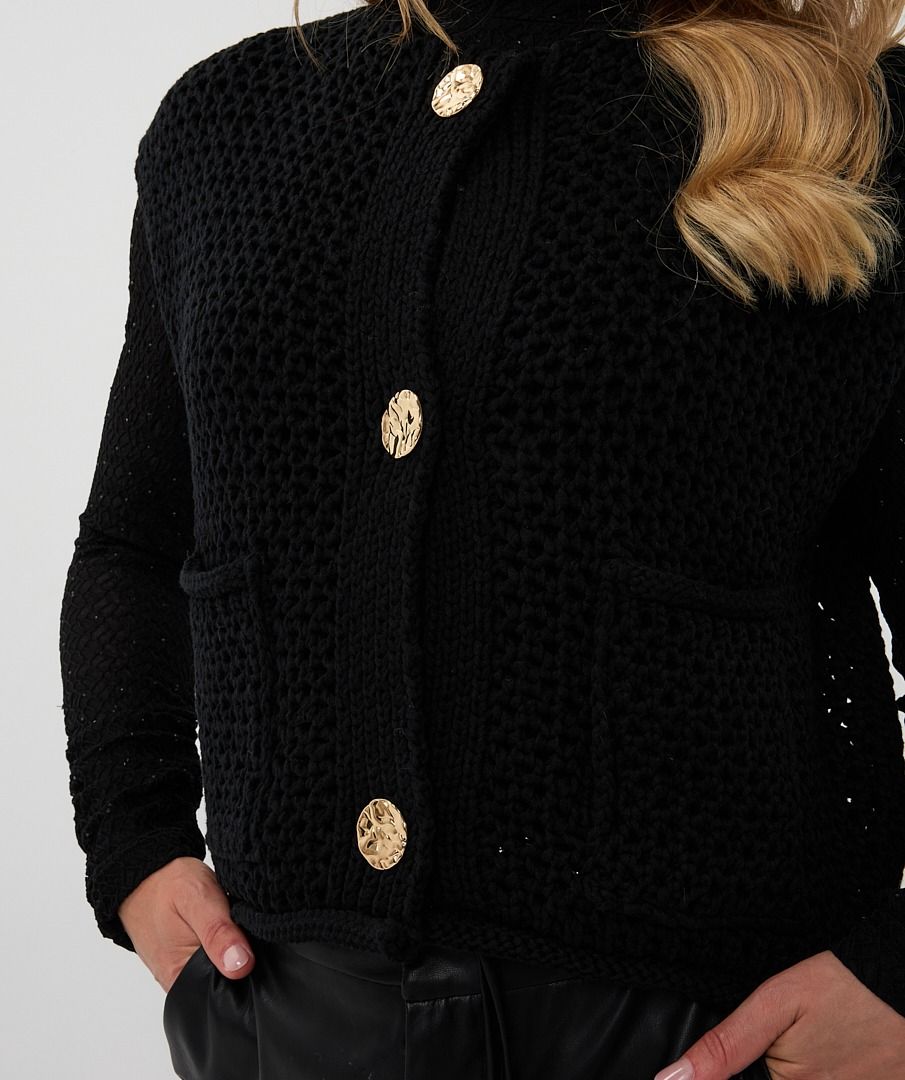 Cardigan Gilet W/ Buttons