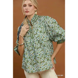 Mila Mandarin Collar Blouse