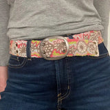 Embroidered Wool Belt