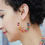 Kantha Graduated Earring