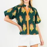 Camille Floral Top