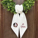 Florida State Logo Embroidered Wreath Sash