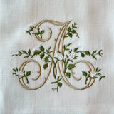 Monogram Tea Towel