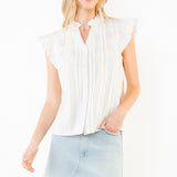 Allison Flutter Sleeve Top