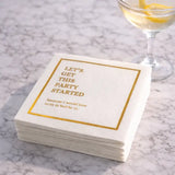 Linen-Feel Cocktail Napkins