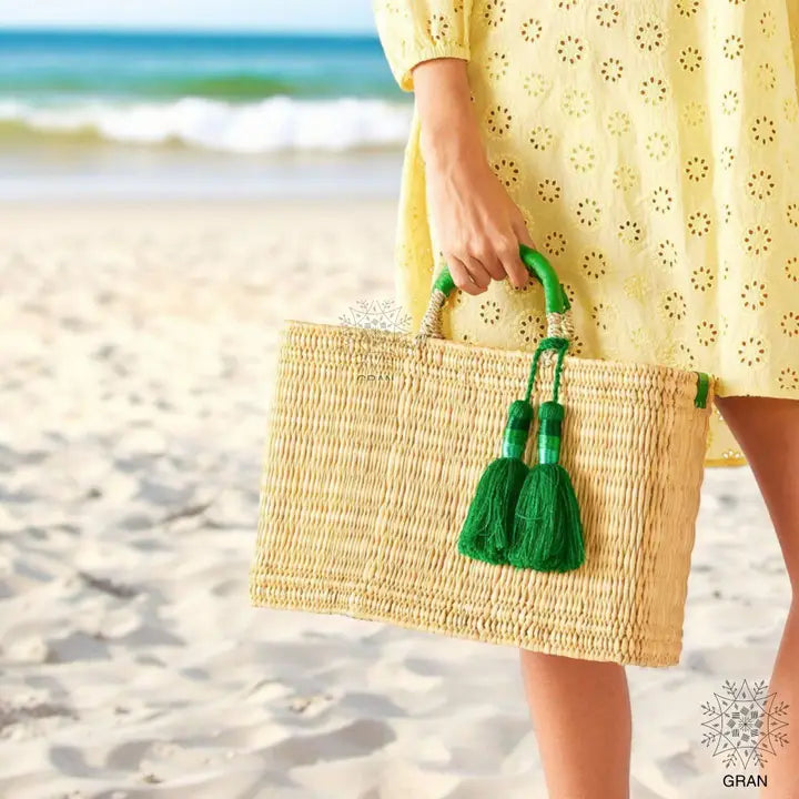 Small Palm Leaf Market Baskets