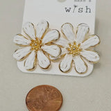 Handwoven Petal Flower Earrings