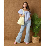 Amy Top with Crochet Trim