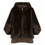 Bianca Reversible Hooded Faux Fur Jacket