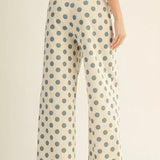 Scalloped Polka Dot Pants