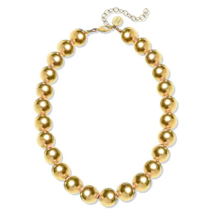 Susan Shaw Gold Plated Ball Choker