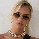 FREYRS/ Soho Oval Sunglasses