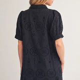 Laurel Eyelet Mini Dress