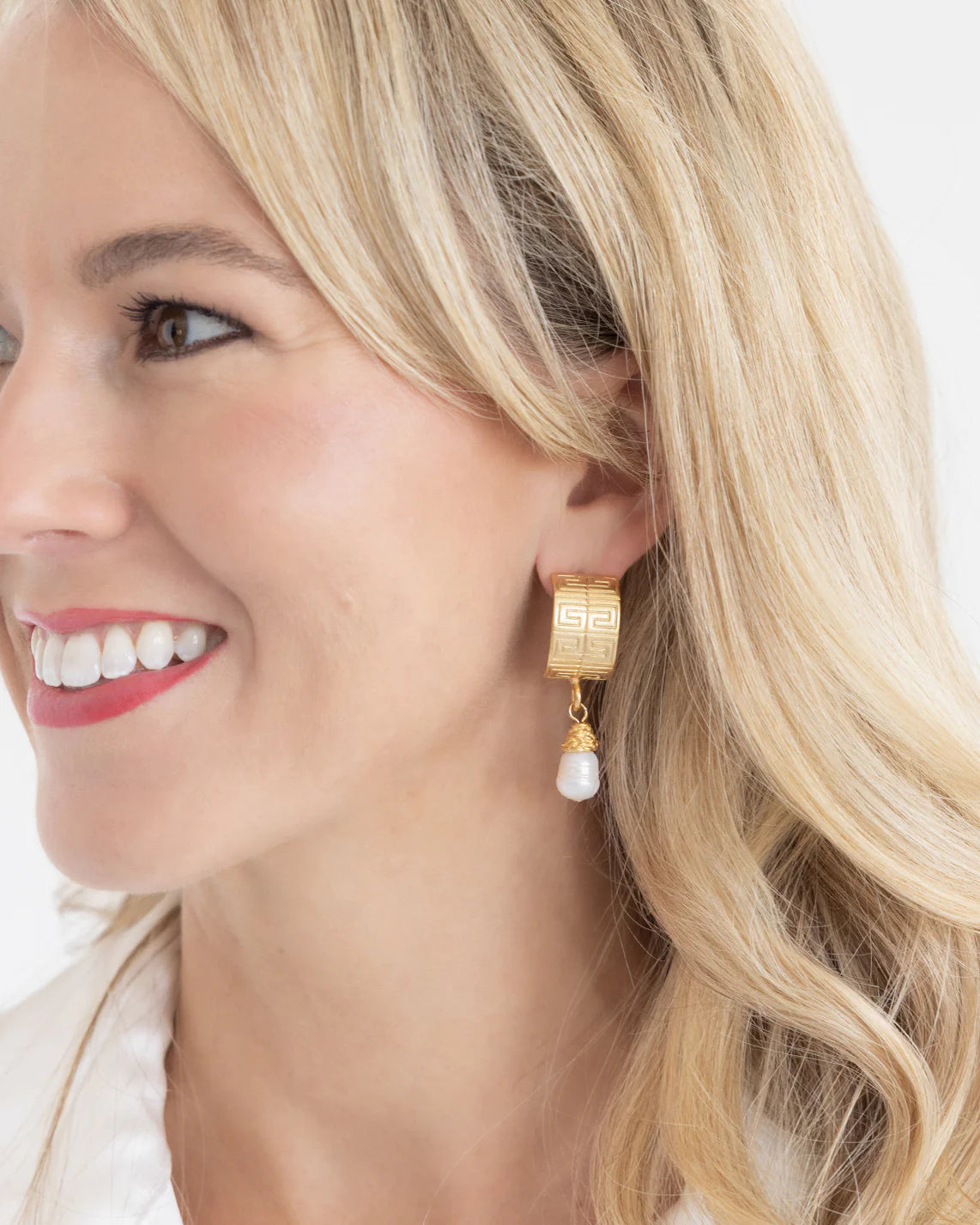 Susan Shaw Guest Pearl Drop Earrings