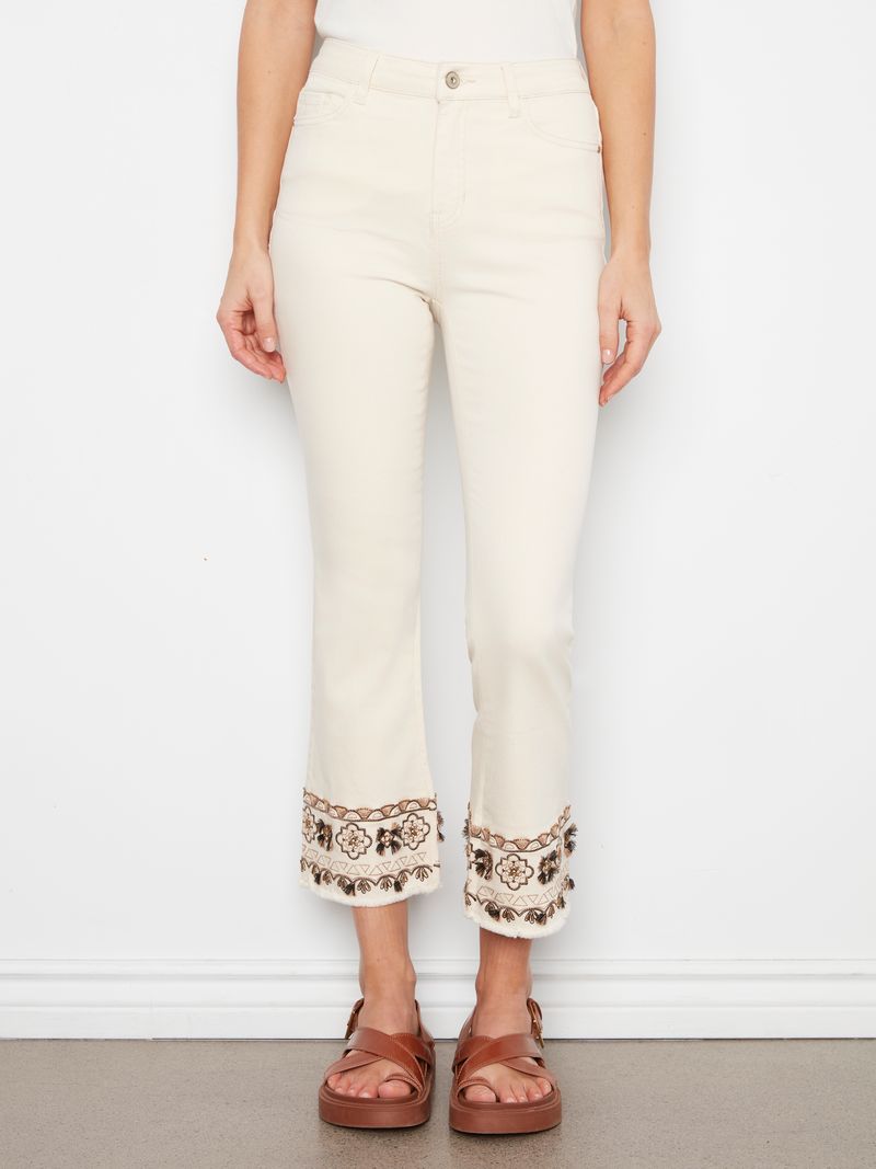 Flex Twill Embroidered Pants