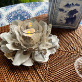 Oyster Shell Votive Holder