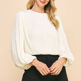 Adalyn Pleated Blouse