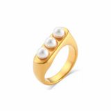 Triple Pearl Ring