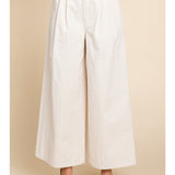 WIDE LEG BUTTON CLOSURE PANT