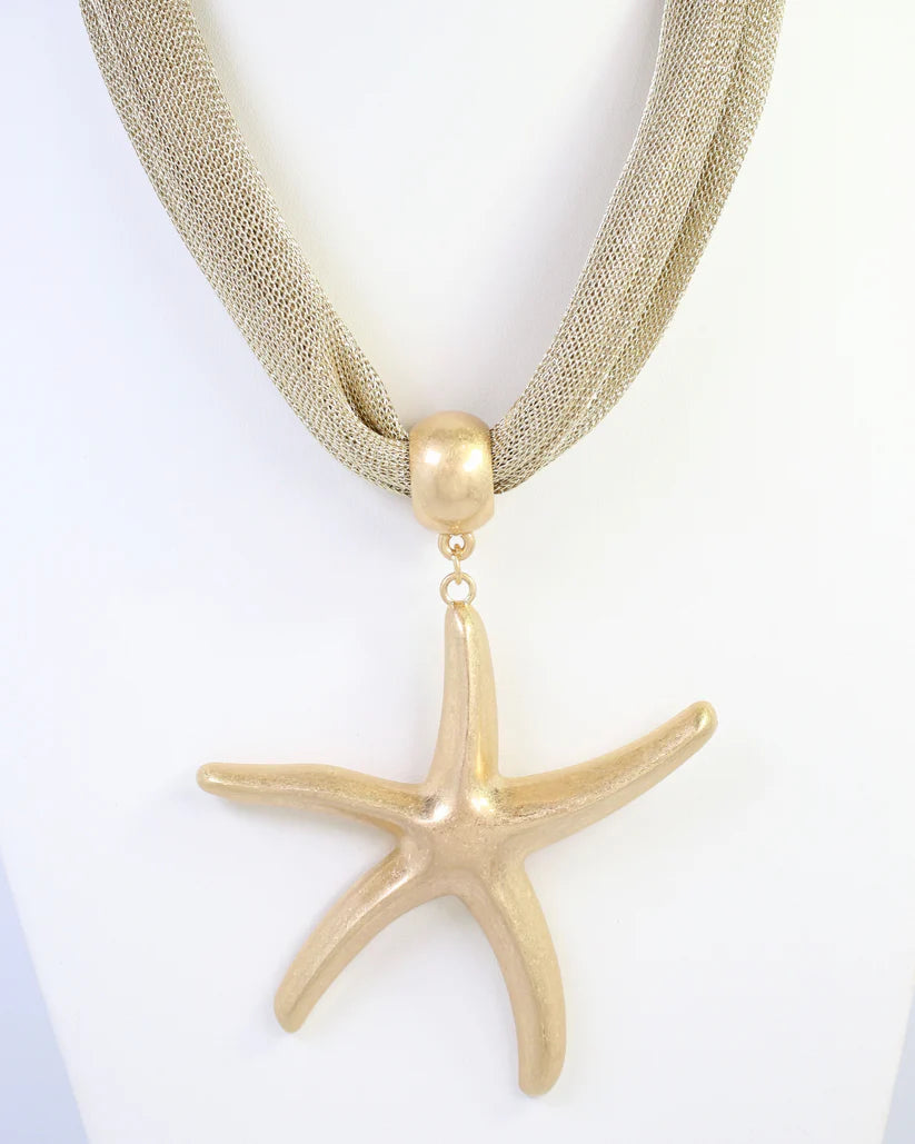 Maitland Mesh Starfish Necklace
