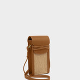 Porta Raffia Phone Bag