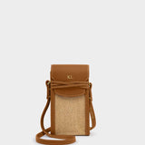 Porta Raffia Phone Bag