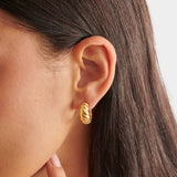 Harper Twist Hoop Earrings