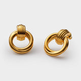 Demi Waterproof Gold Oversized Earrings