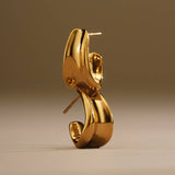 Molten Luxe Hoop Earrings