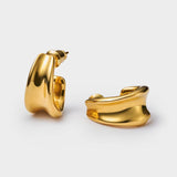 Molten Luxe Hoop Earrings