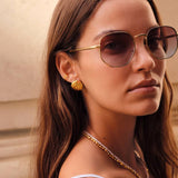 Cali Square Round Sunglasses