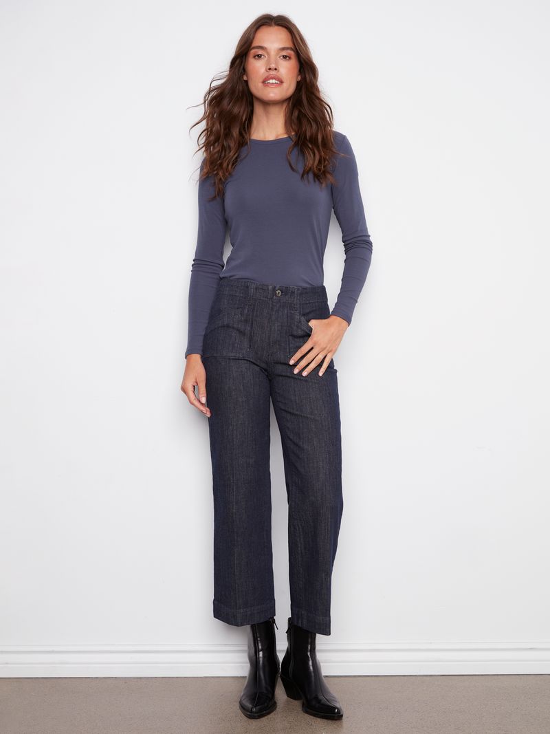 Cropped Wide Leg