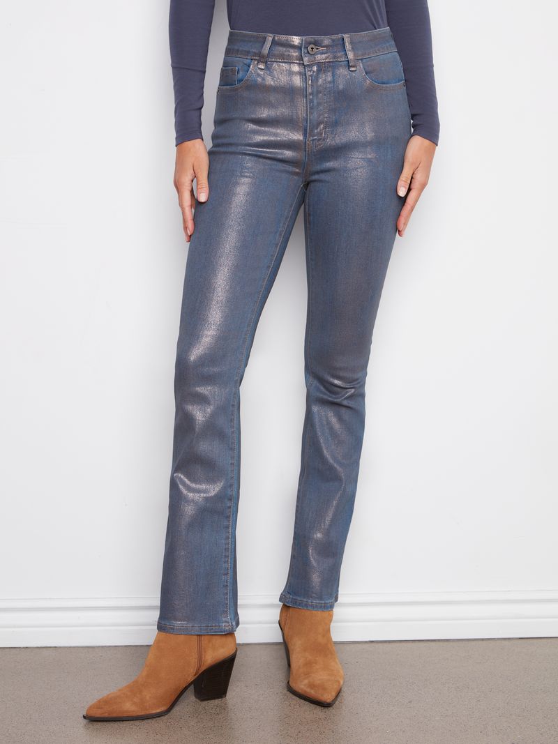 Foil Pocket Stretch Pants